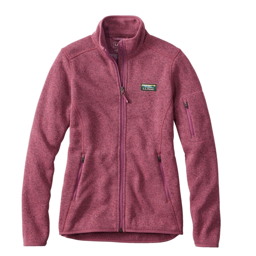 Women's Pink Full-Zip Fleece Jacket